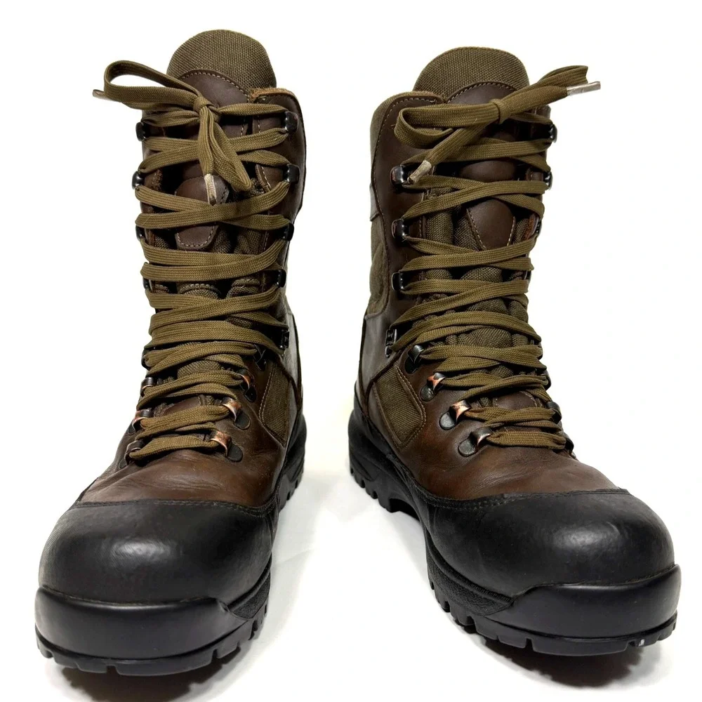 Beretta Boots Mens EU 42 US 8 Brown Green Gore Tex Hunting Outdoor Vibram Sole
